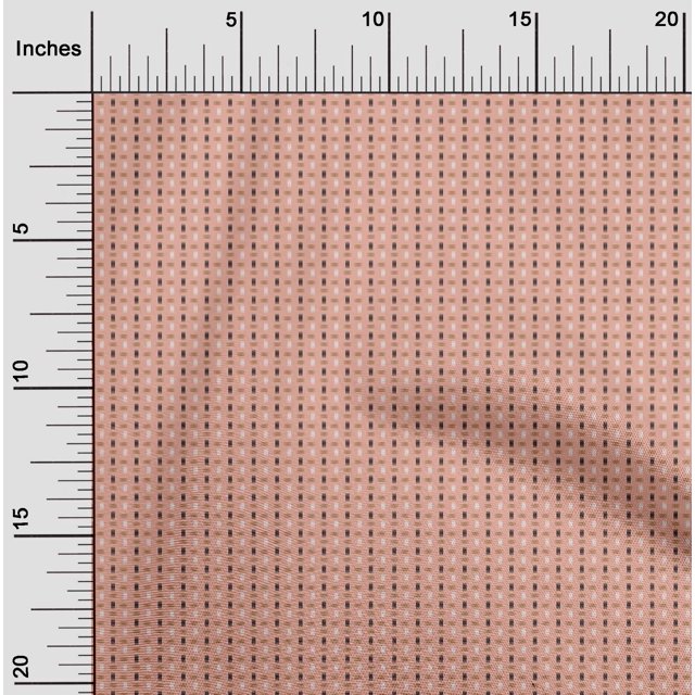 oneOone Viscose Jersey Fabric Basketweave Geometric Print Fabric by The Yard 60 Inch Wide