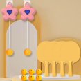 thumbnail image 2 of Children's Hanging Table Tennis Trainer Exercise Equipment Self Training Balls Set Professional Pink 4 Paddles, 2 of 8