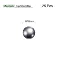 thumbnail image 2 of Unique Bargains Billes de Roulement en Acier au Carbone 18 mm Polies avec Précision, Lot de 25, 2 of 5