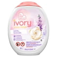 thumbnail image 1 of Ivory Snow Laundry Detergent Pacs, Lightly Scented, Lavender, HE Compatible, 45, 1 of 13