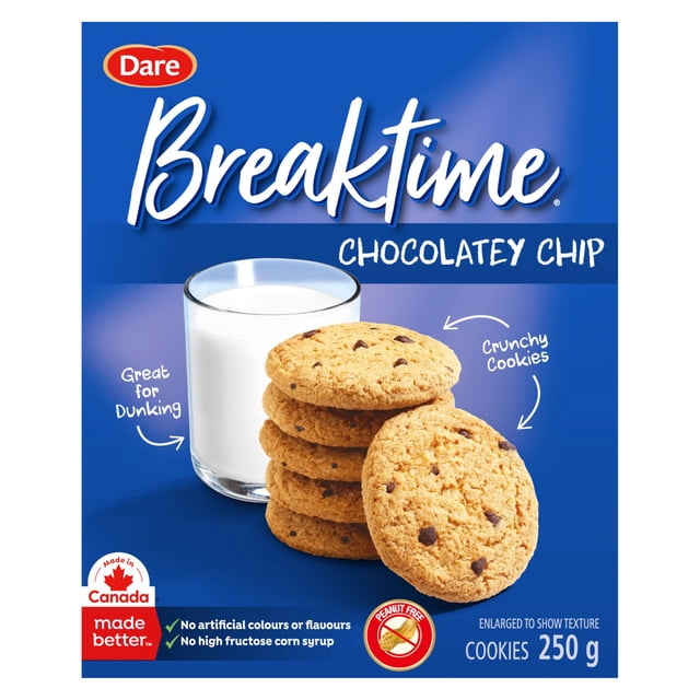 Dare Breaktime Chocolatey Chip Cookies, 250g