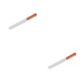 thumbnail image 4 of Wweixi Stainless Steel Blade Offset Spatula For Cake Decorating Multifunction Best Helper Frosting Spatula Straight knife 8in 2Set, 4 of 6