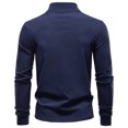 thumbnail image 5 of Dagugfen Quarter Zipper Pullover Men Long Sleeve Slim Fitted Thermal Base Layer Running Workout Tops, 5 of 5