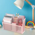 thumbnail image 4 of YAOMOBB Magnetic Storage Organizer Magnetic Stationery Storage Organizer Rack 3 Compartment Holder for Fridge or Whiteboard, 4 of 6