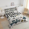 thumbnail image 4 of Erosebridal RV Car Comforter Sets Queen Size,Camping Adventure Bedding Queen Comforter Set,Cartoon Car Decor,Reversible,Ultra Soft,3 Pieces, 4 of 7