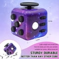 thumbnail image 2 of Fidget Toy Cube, 6 Sided Stress Relief & Focus Toy for Adults, 2 Pack Cube Fidget Hand-Held for Adults, Audible/Silent Cube Toys Fidget, 2 of 7