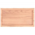 thumbnail image 3 of vidaXL Bathroom Countertop Light Brown 60x40x(2-4) cm Treated Solid Wood, 3 of 5