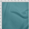 thumbnail image 4 of oneOone Rayon Turquoise Blue Fabric Geometrical Sewing Craft Projects Fabric Prints By Yard 56 Inch Wide, 4 of 4
