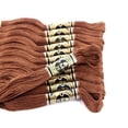 thumbnail image 2 of DMC 6 brins fil à broder en coton 8 m (8.7 yd) #801 Dark Coffee brun, 2 of 3