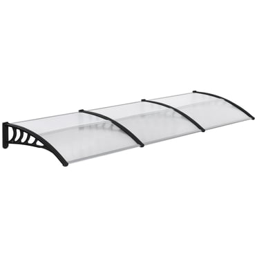 Outsunny Window Awning Door Canopy, Front Door Outdoor Patio Cover