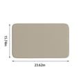 thumbnail image 3 of Birdeem Thick Striped Memory Foam Bath Rugs, Soft Absorbent Velvet Bathroom Mats, Non-Slip Bottom , Machine Washable Bathmat, Carpet Rug Room Decoration for Wash Floor, 3 of 12