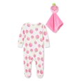 thumbnail image 2 of George Baby Girls' Sleeper 2-Piece Set, 2 of 2