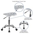 thumbnail image 2 of Vibrant Silver Tractor Seat and Chrome Stool, 2 of 9