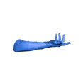 thumbnail image 2 of Gravity Threads Gants d'Opéra en Satin pour Femmes 18 Pouces Bleu Royal, 2 of 2