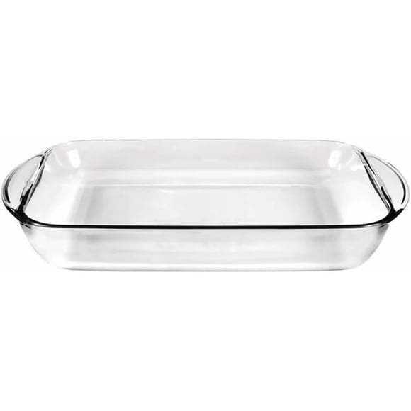 Todaioua Oblong Glass Baking Dish Oven Safe Lasagna Pan - Non Stick Roasting Pan for Brownies Casserole Dishwasher Safe Single Serving Rectangular Cake Pan Bakeware