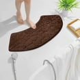 thumbnail image 5 of 1pc Foam Bath Rug Embossed Bathroom Mat Water Absorbent And Washable Bath Rugs Non-Slip Thick Soft And Comfortable Carpet For Show, 5 of 5