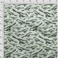 thumbnail image 4 of oneOone Georgette Viscose Dark Blue Fabric Bird Craft Projects Decor Fabric Printed By The Yard 42 Inch Wide, 4 of 4