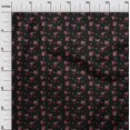thumbnail image 2 of oneOone Georgette Viscose Fabric Leaves & Flower Floral Printed Craft Fabric BTY 42 Inch Wide, 2 of 4