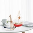 thumbnail image 2 of 4pcs Small Sailboat Model Decorations Nautical Boat Decors Nautical Party Decors, 2 of 5