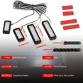 thumbnail image 4 of Langgg 4pcs Universal Car Door Handle Armrest LED Light Interior Atmosphere Lamp Automotive Accessories, 4 of 7