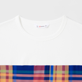 thumbnail image 3 of PatPat Family Matching Sets Preppy Style Plaid Panel Tee or Ruched Design Drawstring Side Bodycon Strap Dress, 3 of 5