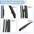 thumbnail image 4 of Unique Bargains 12” 16' Rear Windshield Wiper Blades for Cadillac SRX 2010-2016, 4 of 6