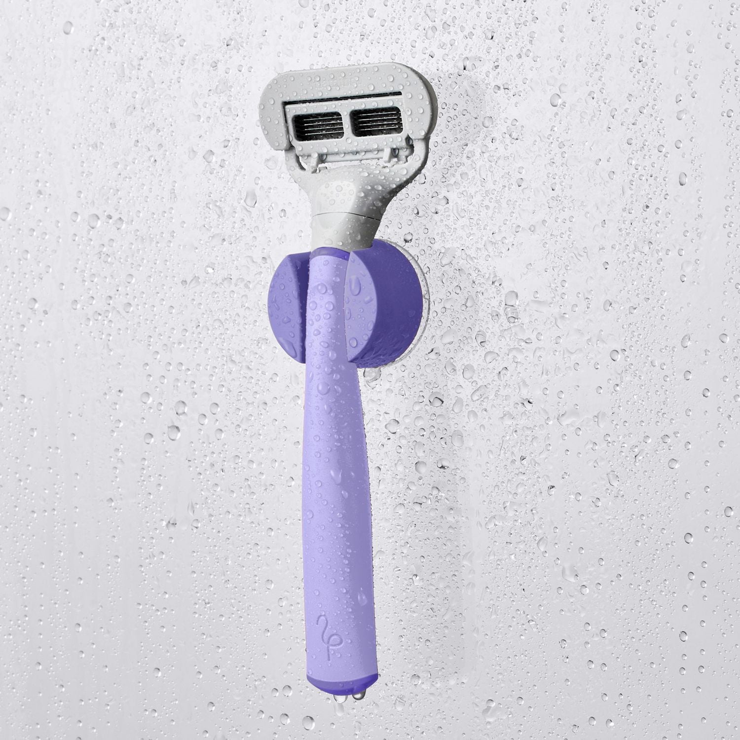 Ensemble économique,rasoir pour femmes Flamingo avec 5 cartouches de lames de rechange – Manche Lilas