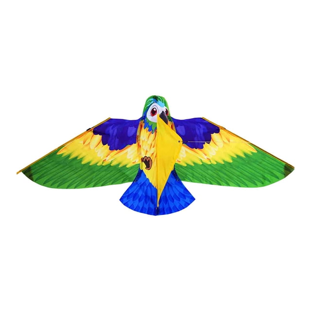 Jouet Volant d'Extérieur pour Enfants en Forme d'Oiseau 3D avec Corde de 50 m, Matériau Polyester, Style B, 44,5 X 19,7 Pouces, Activité de Plage et de Parc pour 8 Ans et Plus, Jeu d'Aviation B