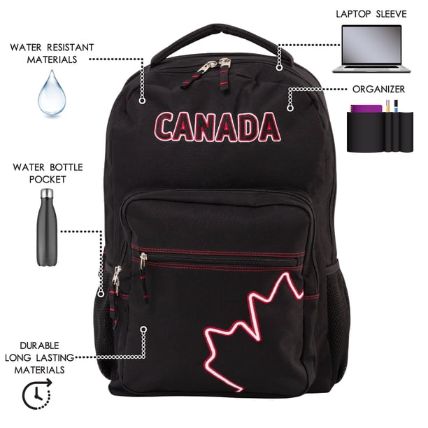 backpack with laptop compartment canada Backpacks: Laptop, Travel, School and more allowing access to the entire storage area Large Capacity Airline Approved Travel