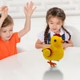 thumbnail image 3 of Electronic Walking & Chirping Chicken Plush Toy, Interactive Pet Companion for Kids, Battery-Powered Stuffed Animal, 3 of 8