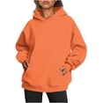 thumbnail image 1 of MeetoTime Chandail à Capuche Surdimensionné pour Femmes 2024 Décontracté à Manches Longues avec Poches, 1 of 5