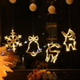 thumbnail image 4 of Christmas Suction Cup Light Window Backdrop Decoration LED String Light For Indoor Home Bedroom Wedding Party New Year, 4 of 13