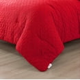 thumbnail image 4 of JML 3 Pieces Red Queen Comforter Set, Soft Microfiber Bedding Set With 1 Comforter and 2 Pillow Cases Suit for All Seasons, 4 of 8
