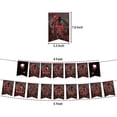 thumbnail image 4 of Langgg Halloween Cupcake Toppers Kit Halloween Banner Skeleton Tombstone Cake Card Handprint Balloon Set Party Decorations, 4 of 5