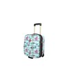 thumbnail image 4 of Betsey Johnson Collection de Bagages sous le Siège de Designer - Valise Rigide de Cabine 15 Pouces pour Femmes - Sac sous le Siège Léger avec 2 Roues Roulantes (Colibri à Rayures et Floral), 4 of 4