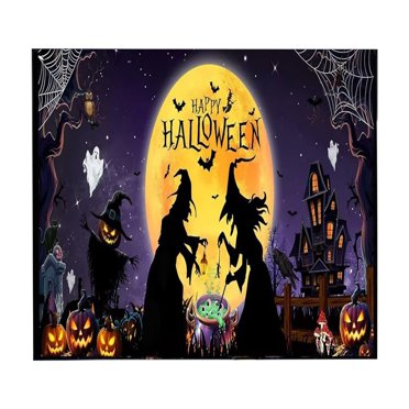 TopLLC Halloween Décorations,Décor d'Automne,Cadeaux d'Halloween Bannière de Porte de Garage Sorcière de Fin de Soirée d'Halloween Bannière de Fête des Fêtes d'Halloween Bannière d'Halloween