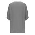 thumbnail image 4 of LOVZFMLL Cardigan pour Femmes Cardigan Mode à Enfiler Décontracté Couleur Unie Manches Mi-Longues Haut Sans Capuche, 4 of 5