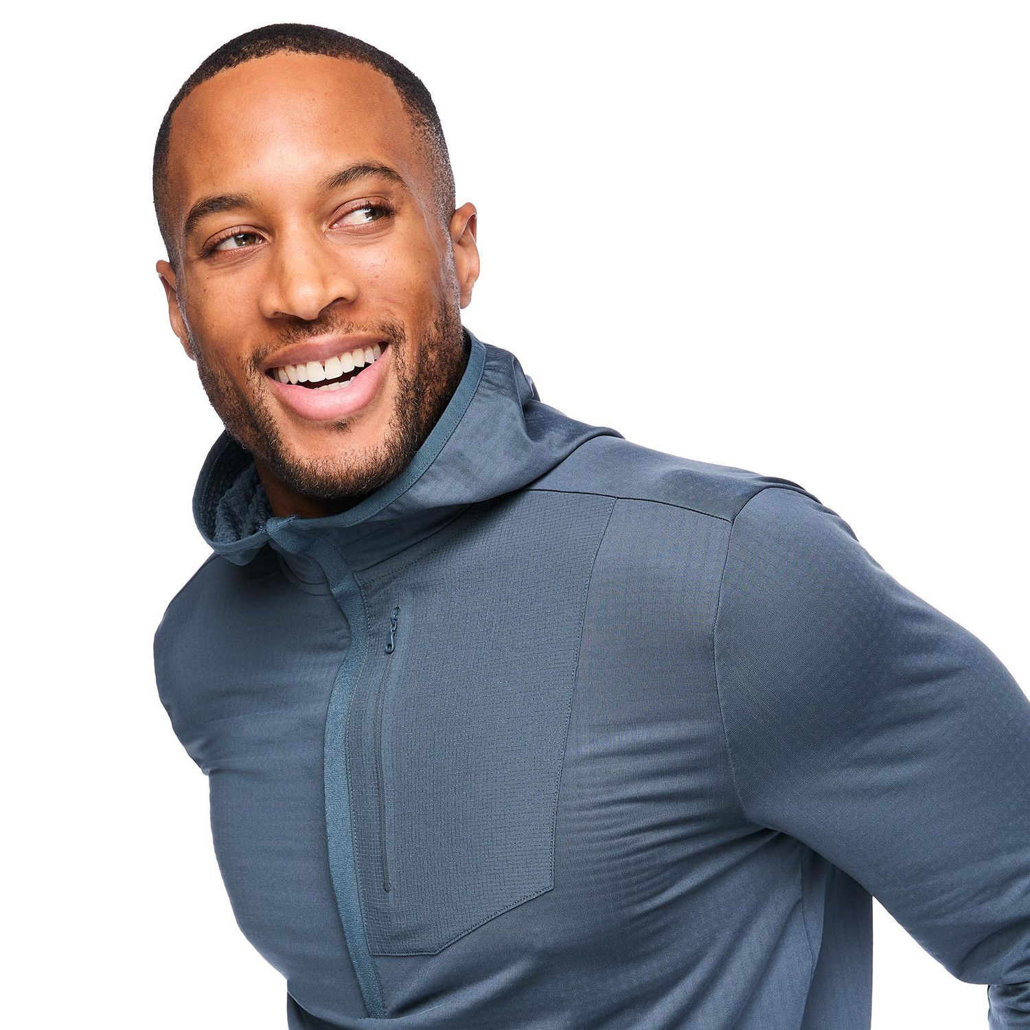 Athletic Works Men's Quarter Zip Hoodie