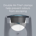 thumbnail image 4 of Diaper Genie Elite Diaper Pail, White, Foot Pedal, Air-Tite® Clamps, Carbon Filter, 4 of 9
