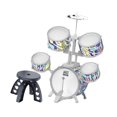 thumbnail image 4 of HILABEE Beginner Kids Drum Set Music Enlightenment for Child Party Stage Performance Gray Edge, 4 of 9