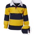 thumbnail image 2 of Sportoli Polo Rugby à Manches Longues à Larges Rayures en Coton 100 pour Garçons, 2 of 3