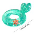 thumbnail image 2 of RKSTN Swim Ring Inflatable Starfish Swimming Ring Blue (Suitable for Half Lying) Office Supplies, 2 of 4