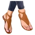thumbnail image 2 of LSLJS Summer Ladies Shoes Flat Bottom Roman Flip Flops Casual Women's Sandals, 2 of 4