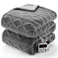thumbnail image 1 of EDTara ETL Certified Sherpa Electric Blanket, Fast Heating with 10 Adjustable Heat & Timer Levels, Machine Washable, 1 of 10