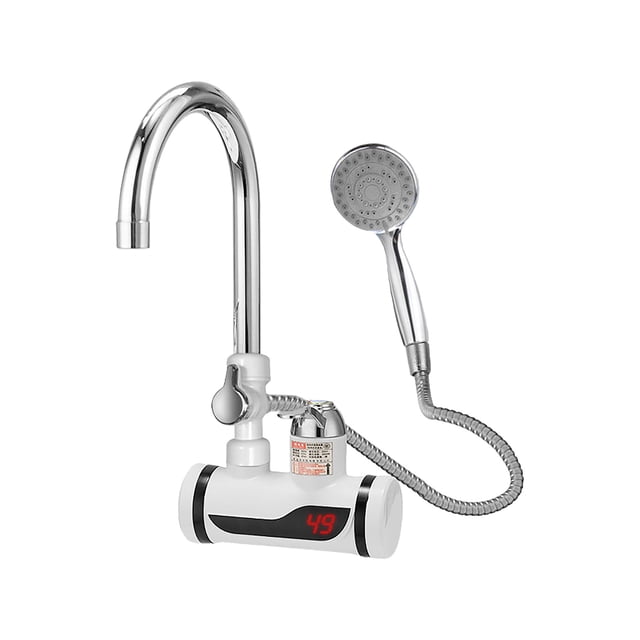 RKSTN Kitchen Utensils Set Kitchen Essentials Temperature Display Electric Heating Faucet Instant Heating Electric Heating Faucet Kitchen Decor