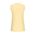 thumbnail image 3 of Timegard Womens Tank Tops Eyelet V Neck Button Slim Fitting Sleeveless Tops Casual Summer Beach Vacation, 3 of 5