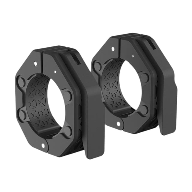 Almencla 2 Pieces Barbell Collars Barbell Lock Collar Clips for Home Gym Dumbbell Bar Black