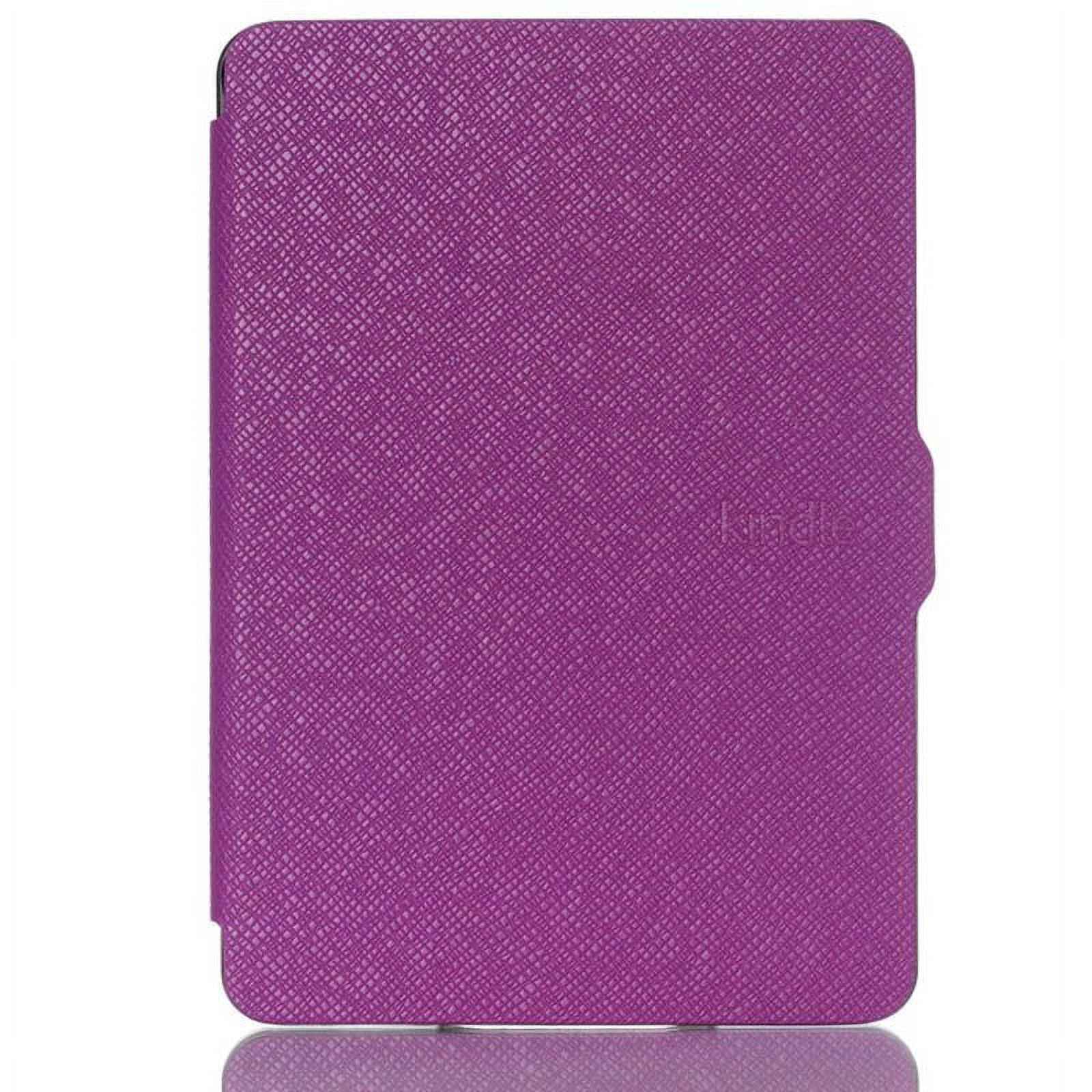 Étui de Veille Ultra Mince pour Kindle Kindle Paperwhite 1 2 3 4 6 Pouces, Couverture pour Kindle 11th Paperwhite 5 11th Tablette, Étui Réveil Violet Paperwhite 4 10th