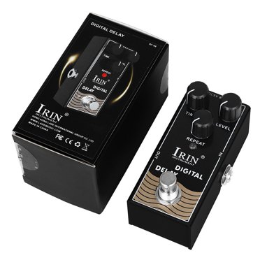 MYG Pédale d'Effets pour Guitare Électrique Distorsion/compresseur/retard Analogique/chorus Classique