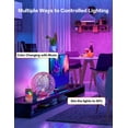 thumbnail image 2 of Bande Lumineuse DEL de 50 Pi, Synchronisation Musicale, Bande Lumineuse RVB à Changement de Couleur avec Télécommande Bluetooth, Lumières D pour Chambre (50 Pi), 2 of 7